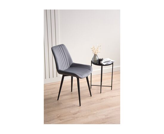 Стул на металлокаркасе Седа 360 темно-серый (zd 995) / черный np, изображение 3 | Интернет магазин мебели и декора LifeDekor