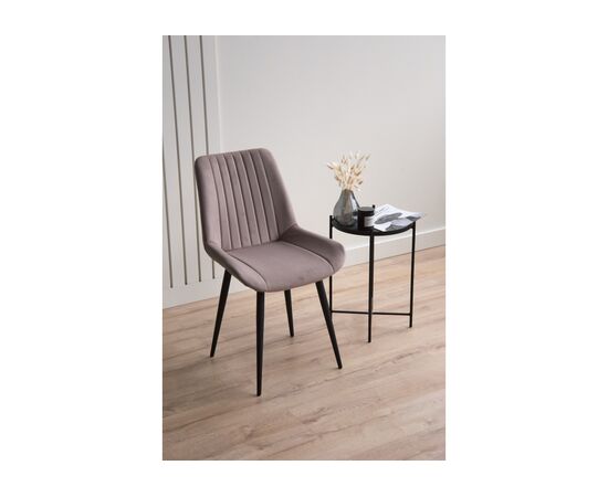 Стул на металлокаркасе Седа 360 латте (zd 290) / черный np, изображение 2 | Интернет магазин мебели и декора LifeDekor