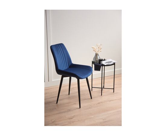 Стул на металлокаркасе Седа синий (zd 798) / черный np, изображение 3 | Интернет магазин мебели и декора LifeDekor