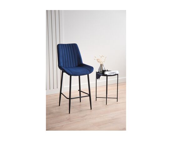 Барный стул Седа 360 синий (zd 798) / черный np, изображение 2 | Интернет магазин мебели и декора LifeDekor