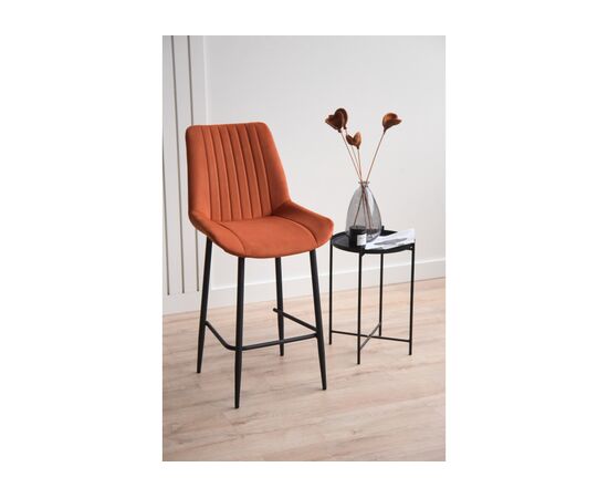 Барный стул Седа 360 терракотовый (zd 432) / черный np, изображение 2 | Интернет магазин мебели и декора LifeDekor