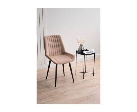 Стул на металлокаркасе Седа 360 бежевый (zd 210) / черный np, изображение 2 | Интернет магазин мебели и декора LifeDekor