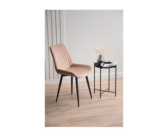 Стул на металлокаркасе Седа 360 бежевый (zd 210) / черный np, изображение 3 | Интернет магазин мебели и декора LifeDekor