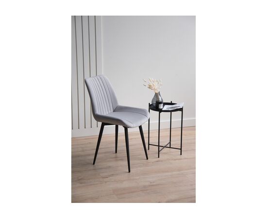 Стул на металлокаркасе Седа 360 светло-серый (zd 960) / черный np, изображение 3 | Интернет магазин мебели и декора LifeDekor