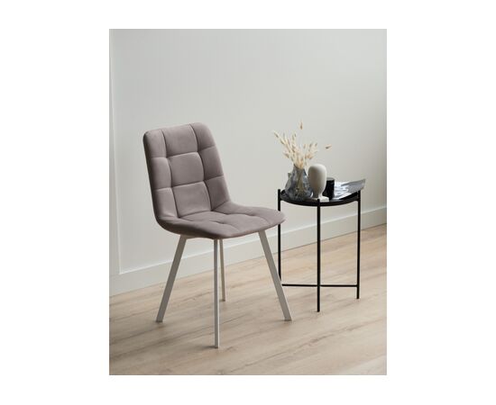 Стул на металлокаркасе Чилли латте / белый, изображение 2 | Интернет магазин мебели и декора LifeDekor