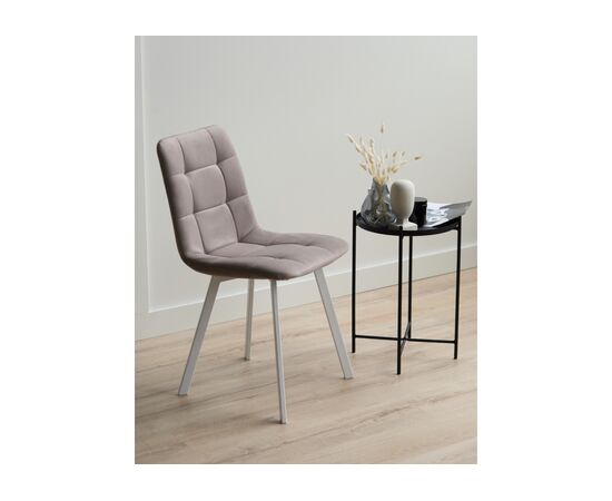 Стул на металлокаркасе Чилли латте / белый, изображение 3 | Интернет магазин мебели и декора LifeDekor