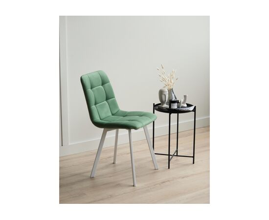 Стул на металлокаркасе Чилли фисташковый / белый, изображение 3 | Интернет магазин мебели и декора LifeDekor