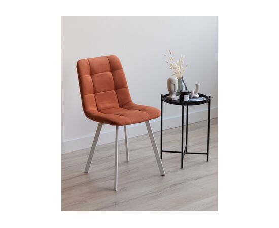 Стул на металлокаркасе Чилли терракотовый / белый, изображение 2 | Интернет магазин мебели и декора LifeDekor