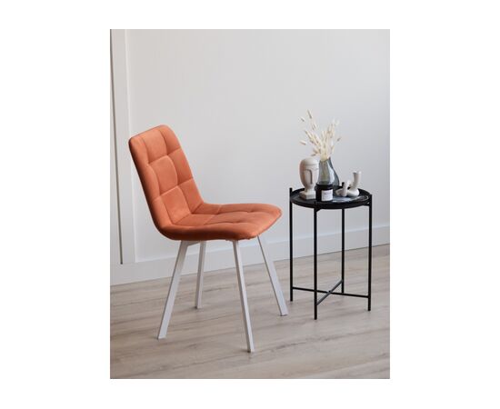 Стул на металлокаркасе Чилли терракотовый / белый, изображение 3 | Интернет магазин мебели и декора LifeDekor