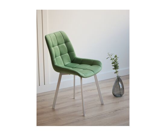 Стул на металлокаркасе Челси 360 П фисташковый (zd 651) / белый np, изображение 2 | Интернет магазин мебели и декора LifeDekor