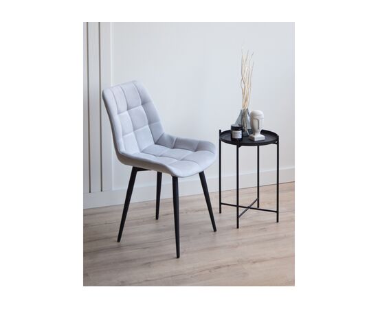 Стул на металлокаркасе Челси 360 К светло-серый (zd 960) / черный np, изображение 3 | Интернет магазин мебели и декора LifeDekor