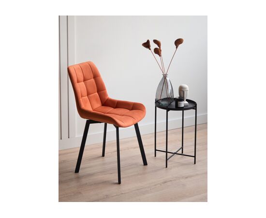 Стул на металлокаркасе Челси 360 П терракотовый (zd 432) / черный np, изображение 2 | Интернет магазин мебели и декора LifeDekor