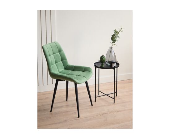 Стул на металлокаркасе Челси 360 К фисташковый (zd 651) / черный np, изображение 3 | Интернет магазин мебели и декора LifeDekor