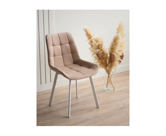 Стул на металлокаркасе Челси 360 П бежевый (zd 210) / белый np, изображение 3 | Интернет магазин мебели и декора LifeDekor