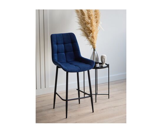 Барный стул Челси 360 синий (zd 798) / черный np, изображение 2 | Интернет магазин мебели и декора LifeDekor