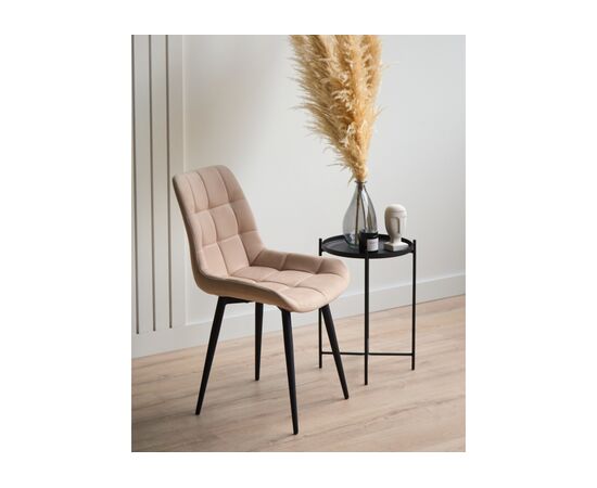 Стул на металлокаркасе Челси 360 К бежевый (zd 210) / черный np, изображение 2 | Интернет магазин мебели и декора LifeDekor