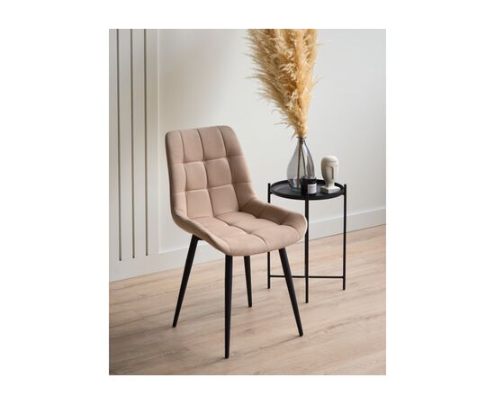 Стул на металлокаркасе Челси К бежевый (zd 210) / черный np, изображение 3 | Интернет магазин мебели и декора LifeDekor