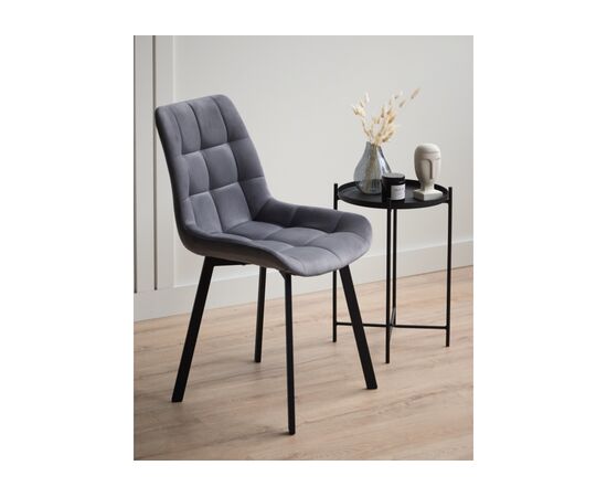 Стул на металлокаркасе Челси 360 П темно-серый (zd 995) / черный np, изображение 3 | Интернет магазин мебели и декора LifeDekor