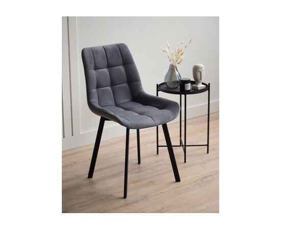 Стул на металлокаркасе Челси 360 П темно-серый (zd 995) / черный np, изображение 2 | Интернет магазин мебели и декора LifeDekor