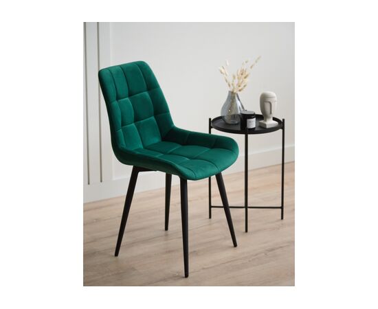 Стул на металлокаркасе Челси 360 К зеленый (zd 667) / черный np, изображение 2 | Интернет магазин мебели и декора LifeDekor