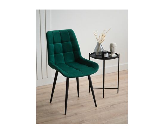 Стул на металлокаркасе Челси 360 К зеленый (zd 667) / черный np, изображение 3 | Интернет магазин мебели и декора LifeDekor