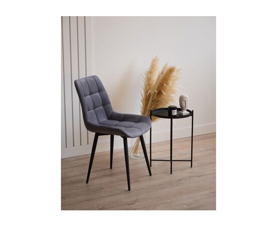 Стул на металлокаркасе Челси 360 К темно-серый (zd 995) / черный np, изображение 3 | Интернет магазин мебели и декора LifeDekor