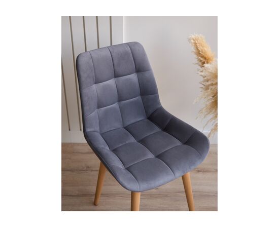 Стул деревянный Челси темно-серый (zd 995) / светлое дерево np, изображение 7 | Интернет магазин мебели и декора LifeDekor