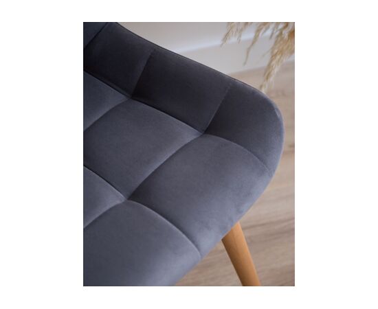 Стул деревянный Челси темно-серый (zd 995) / светлое дерево np, изображение 8 | Интернет магазин мебели и декора LifeDekor