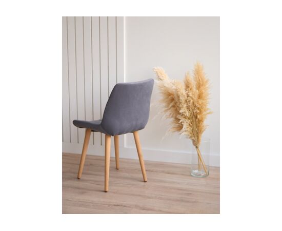 Стул деревянный Челси темно-серый (zd 995) / светлое дерево np, изображение 9 | Интернет магазин мебели и декора LifeDekor