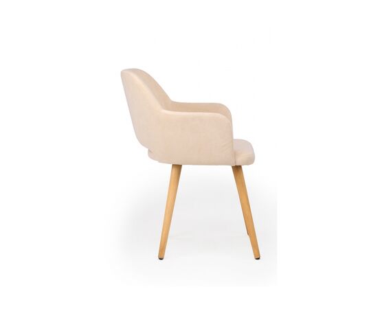 Стул деревянный Эолин бежевый (glory 03) / светлое дерево, изображение 3 | Интернет магазин мебели и декора LifeDekor