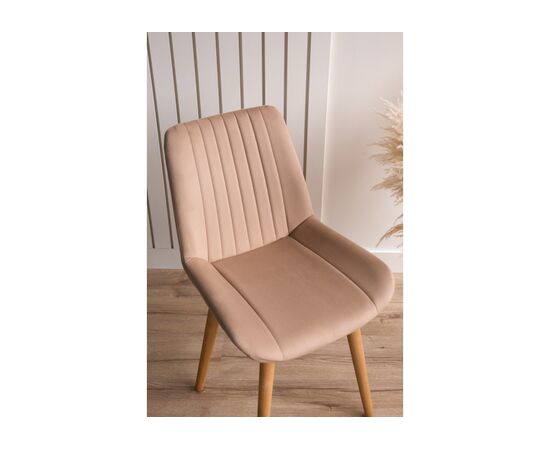 Стул деревянный Седа бежевый (zd 210) / светлое дерево np, изображение 7 | Интернет магазин мебели и декора LifeDekor