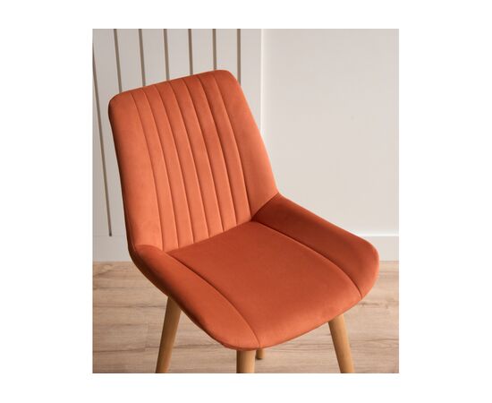 Стул деревянный Седа терракотовый (zd 432) / светлое дерево np, изображение 7 | Интернет магазин мебели и декора LifeDekor