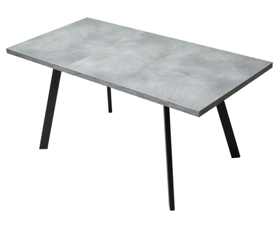 Стол BRICK M 120 Бетон Портленд/ Черный М-City, изображение 3 | Интернет магазин мебели и декора LifeDekor