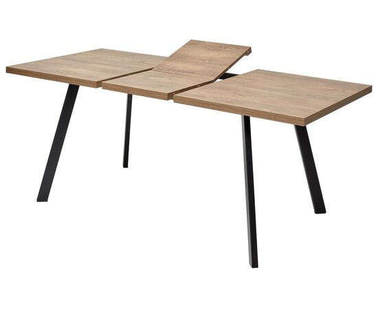 Стол BRICK M 120 Дуб Канзас/ Черный М-City, изображение 9 | Интернет магазин мебели и декора LifeDekor