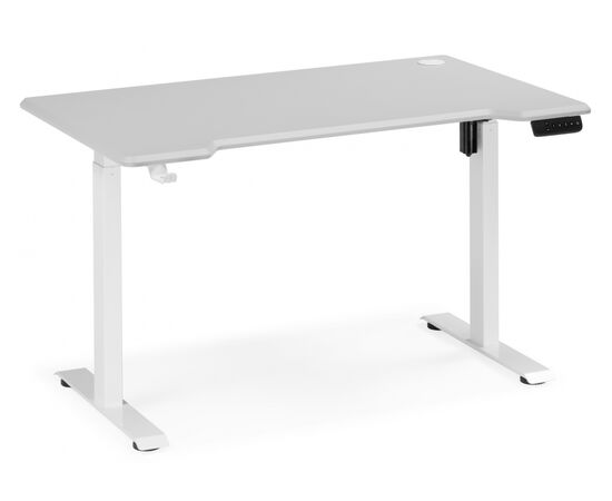 Компьютерный стол Маркос 140х80 тауп / белый | Интернет магазин мебели и декора LifeDekor