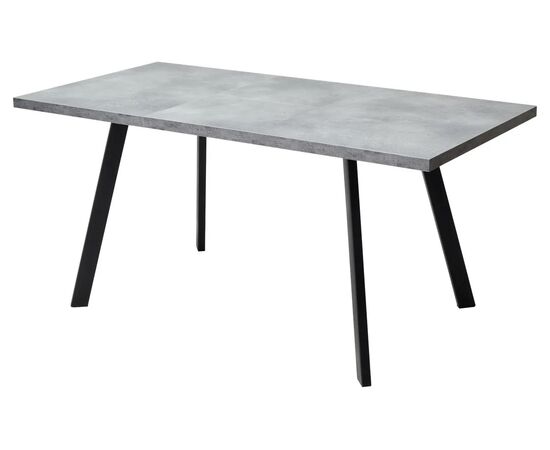 Стол BRICK M 120 Бетон Портленд/ Черный М-City | Интернет магазин мебели и декора LifeDekor