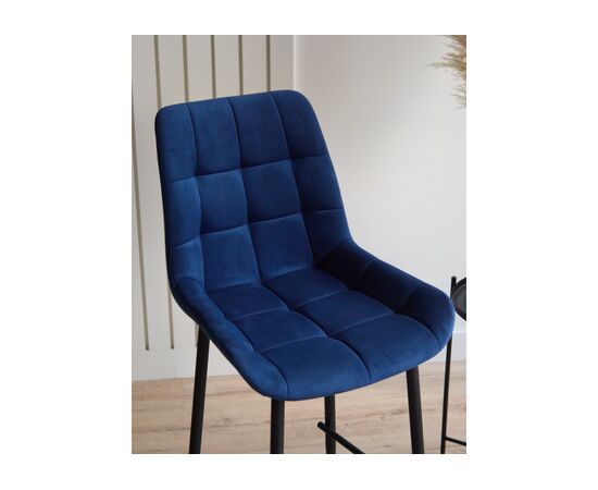 Барный стул Челси 360 синий (zd 798) / черный np, изображение 8 | Интернет магазин мебели и декора LifeDekor