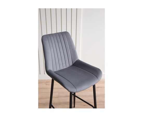 Барный стул Седа 360 темно-серый (zd 995) / черный np, изображение 8 | Интернет магазин мебели и декора LifeDekor