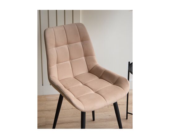 Стул на металлокаркасе Челси 360 К бежевый (zd 210) / черный np, изображение 8 | Интернет магазин мебели и декора LifeDekor