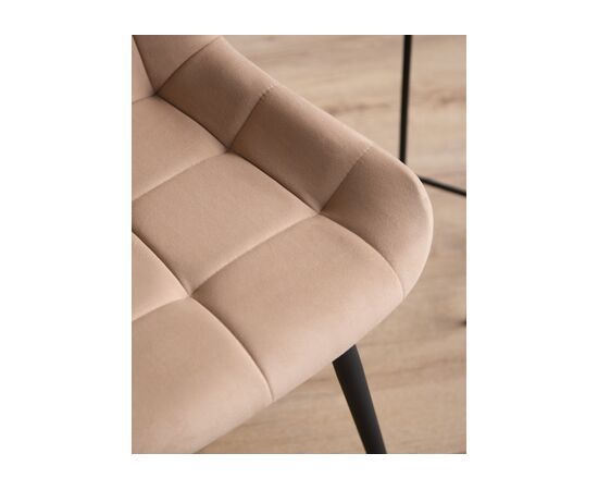 Стул на металлокаркасе Челси 360 К бежевый (zd 210) / черный np, изображение 9 | Интернет магазин мебели и декора LifeDekor