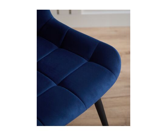 Стул на металлокаркасе Челси 360 К синий (zd 798) / черный np, изображение 9 | Интернет магазин мебели и декора LifeDekor