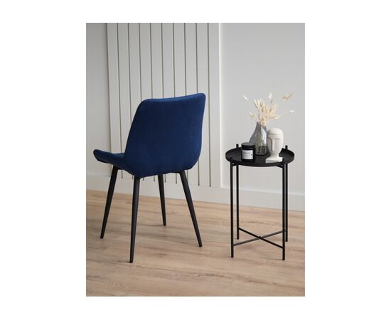 Стул на металлокаркасе Челси 360 К синий (zd 798) / черный np, изображение 10 | Интернет магазин мебели и декора LifeDekor