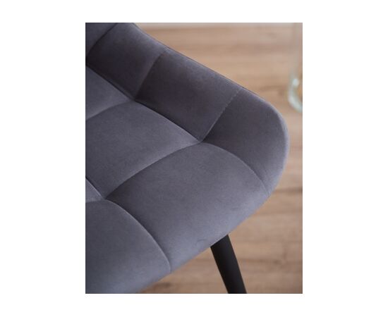 Стул на металлокаркасе Челси 360 К темно-серый (zd 995) / черный np, изображение 9 | Интернет магазин мебели и декора LifeDekor