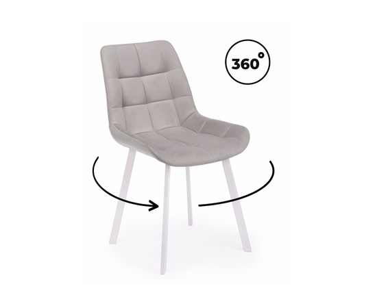 Стул на металлокаркасе Челси 360 П латте (zd 290) / белый np | Интернет магазин мебели и декора LifeDekor