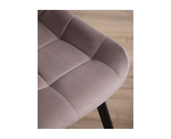 Стул на металлокаркасе Челси 360 П латте (zd 290) / черный np, изображение 9 | Интернет магазин мебели и декора LifeDekor