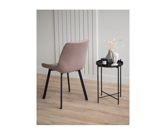 Стул на металлокаркасе Челси 360 П латте (zd 290) / черный np, изображение 10 | Интернет магазин мебели и декора LifeDekor