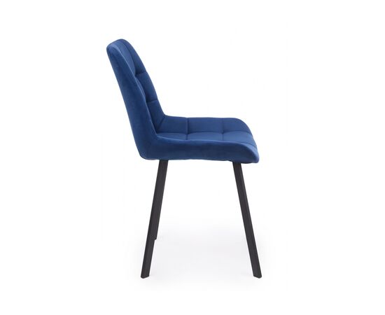 Стул на металлокаркасе Челси 360 П синий (zd 798) / черный np, изображение 5 | Интернет магазин мебели и декора LifeDekor