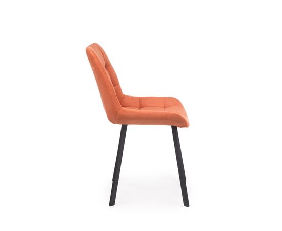 Стул на металлокаркасе Челси 360 П терракотовый (zd 432) / черный np, изображение 5 | Интернет магазин мебели и декора LifeDekor