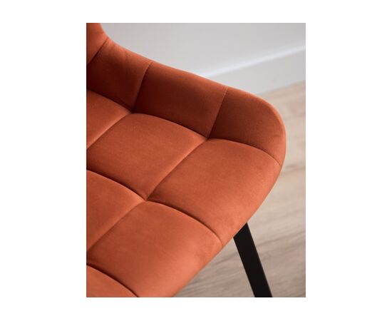 Стул на металлокаркасе Челси 360 П терракотовый (zd 432) / черный np, изображение 9 | Интернет магазин мебели и декора LifeDekor