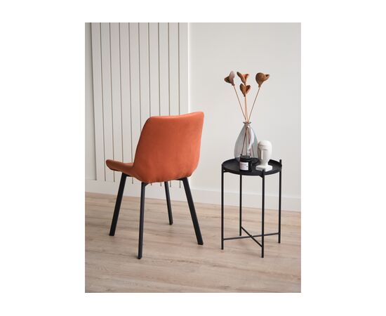 Стул на металлокаркасе Челси 360 П терракотовый (zd 432) / черный np, изображение 10 | Интернет магазин мебели и декора LifeDekor